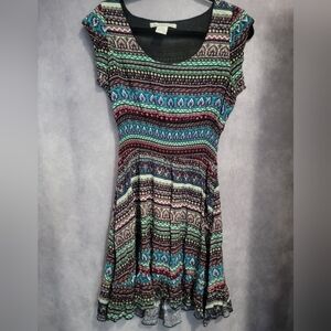 American Rag Cie Dress Women Medium Boho Colorful